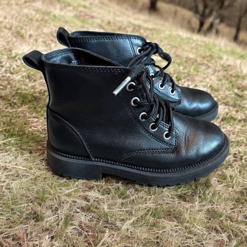 Black Combat Boots Girls (12)